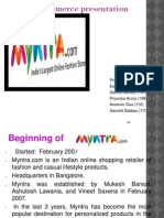 E-commerce presentation highlights Myntra's success