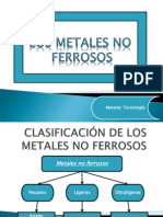 Metales No Ferrosos