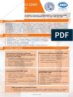 ISO 22301 Lead Auditor - Two Page Brochure