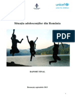 Studiu Privind Situatia Adolescentilor Din Romania