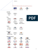 Channels Listing