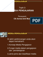 Topik 3 - Media Pengajaran