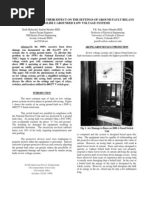 Arc Fault & Effect on Ground Fault Relay