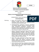 Peraturan Daerah Kabupaten Mukomuko Nomor 6 Tahun 2012 Tentang Rencana Tata Ruang Wilayah Kabupaten Mukomuko Tahun 2012 - 2032