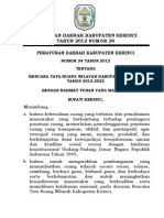 Peraturan Daerah Kabupaten Kerinci Nomor 24 Tahun 2012 Tentang Rencana Tata Ruang Wilayah Kabupaten Kerinci Tahun 2012 - 2032