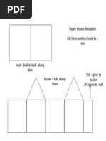 Paper House Template 2 | PDF