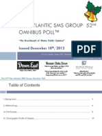 Pan Atlantic SMS Group November 2013 Omnibus Poll Result