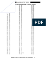Vajiram Ias Test Series: Answers For Test 2 (Indian Economy & Current Affairs)