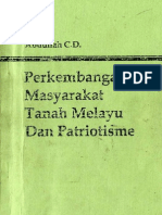 Perkembangan Masyarakat Tanah Melayu Dan Patriotisme