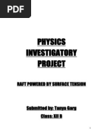 Physics Investigatory Project For Class 12th