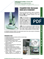 PrimaEXPERT M100, Microscopio Digital, Ficha Técnica