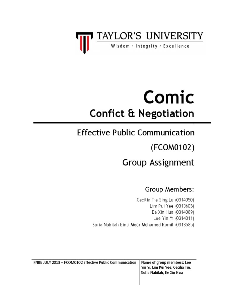 Conflict & Resolution in Communication | PDF | Interpersonal ...