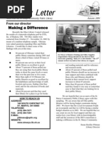 Autumn 2004 Library Newsletter