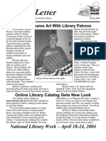 Library Letter: Local Quilter Shares Art With Library Patrons