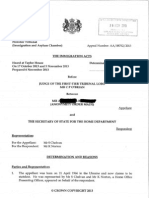 Operation Nexus - Statelessness Allowed Appeal - Worrying Findings of Fact Regarding DC Chine (Nexus Police Officer of 25-30 Cases)