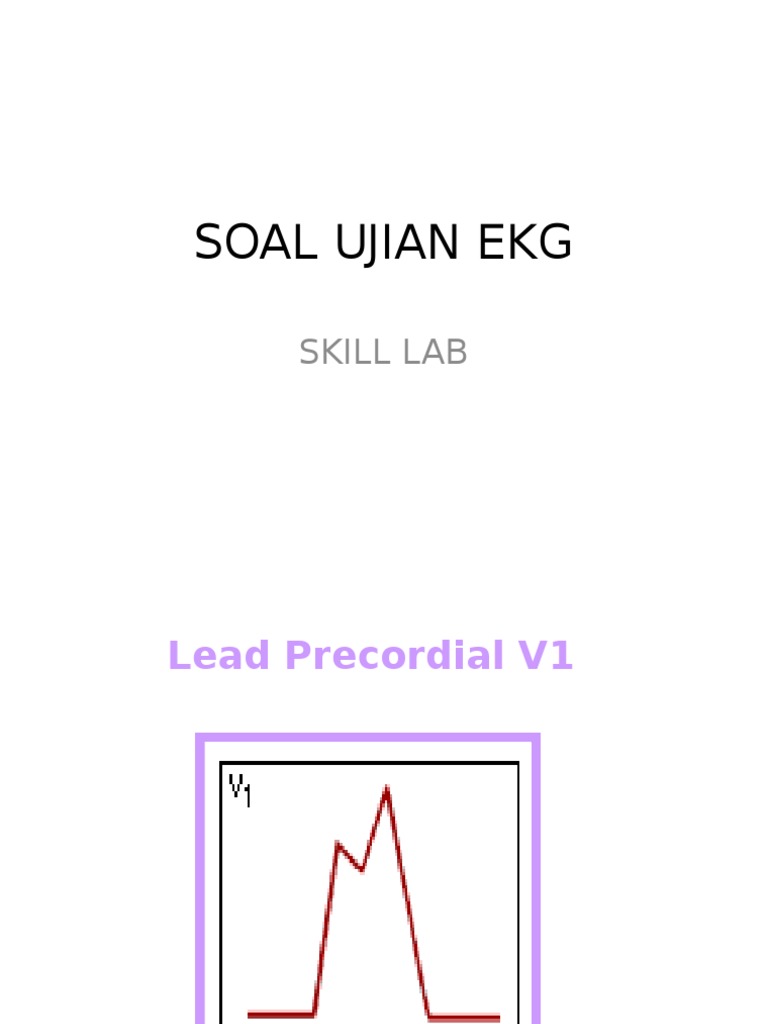 Soal Ujian Ekg | PDF | Science & Mathematics