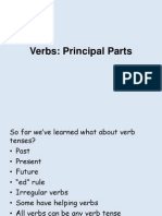 7 - Verbs - Principle Parts