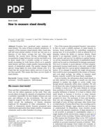 Daubenmire Method for Vegetation Analysis | PDF | Student's T Test ...