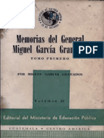 García Granados - Memorias Del General Miguel García Granados Tomo I