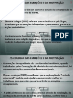 Budismo e Psicologia: Estudo Comparativo do Controlo Emocional