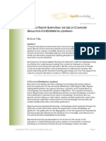 2003_popular Theory Supporting the Use of Computer Simulation for Experiential Learning