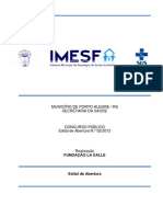 edital concurso IMESF 2013