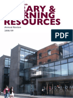 University of Lincoln - Library & Learning Resources - Annual Review 2008/09