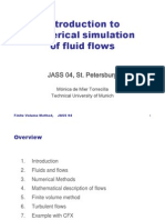 Introduction to numerical simulation of fluid flows