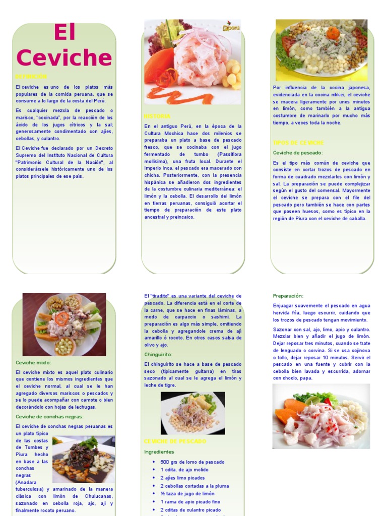 El Ceviche Triptico