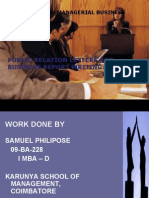 Public Relation Letters and Business Report Writing: Assignment On Managerial Business Communication