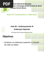 Aula30 - Enderecos IP-Enderecos Especiais