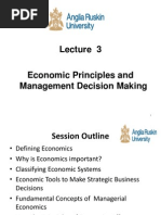  Economic Principles and Management Decision Making