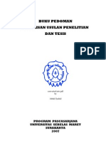 Download Buku Pedoman Penulisan Tesis UNS by abdulsyahid SN19074773 doc pdf