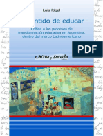 (Luis Rigal) El Sentido de Educar (Spanish Edition