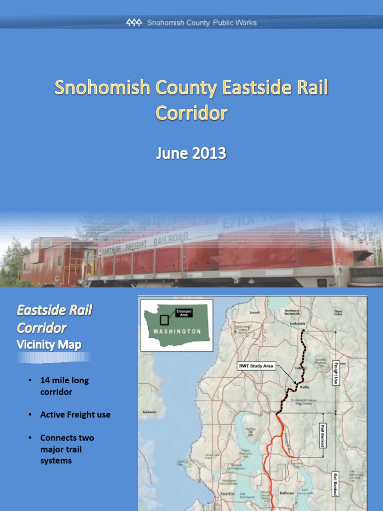 Snohomish County Rail and Trail Plans | PDF