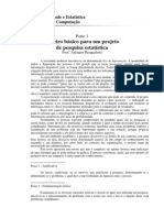 Roteiro Básico para Um Projeto de Pesquisa Estatística