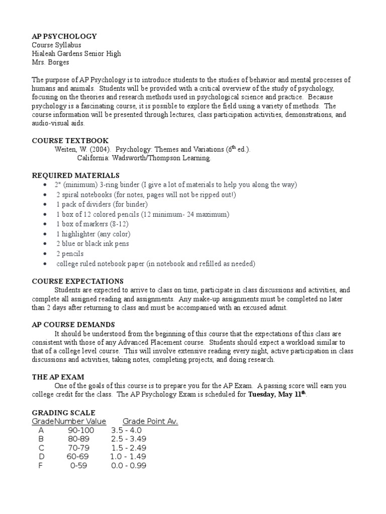 AP Psychology S  Nervous System  Psychology