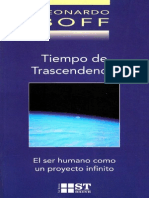 BOFF, L., Tiempo de Transcendencia. El Ser Humano Como Un Proyecto Infinito, 2a. Ed., Sal Terrae, Santander 2002