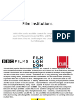 Film Institutions