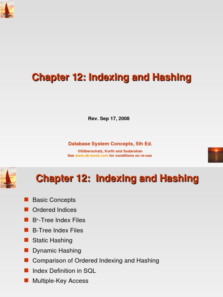 CH 12 | PDF | Database Index | Computer Data