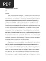 Thesis on comparative education