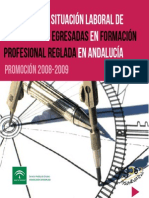 Estudio Situacion Laboral Titulados FP Andalucia Promoción 2008-2009