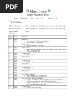 Download Youth Football Practice Plan Template by mkelley_25 SN19079869 doc pdf