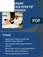 Dasar 2 Komunikasi Efektif Dokter-Pasien I Dan Diskus 2010