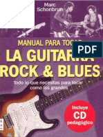 Manual Para Tocar LA GUITARRA ROCK & BLUES (Marc Schonbrun)