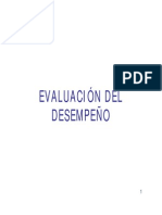 Evaluacion de desempeño