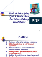 Ethical Decision-Making Frameworks