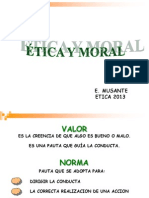 Etica y Moral 2013