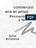 Al comienzo era el amor-psicoanálisis y fe