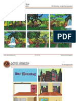 Media Arts and Animation 2D Panning Jungle Background